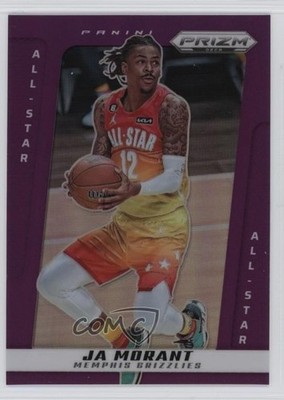 2024-25 Panini Prizm Deca All-Star Purple Prizm 66/99 Ja Morant #268 8mm