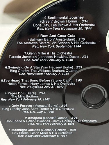 Moon Light Moonlight No.1 Hits From The 40's (CD Round Metal Tin) Brisa Ent. - Bild 8 von 8