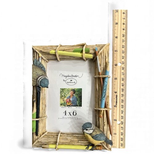 Marjolein Bastin Punze Bilderrahmen 4x6 Vögel, Bleistifte & Pinsel Design - Bild 3 von 7