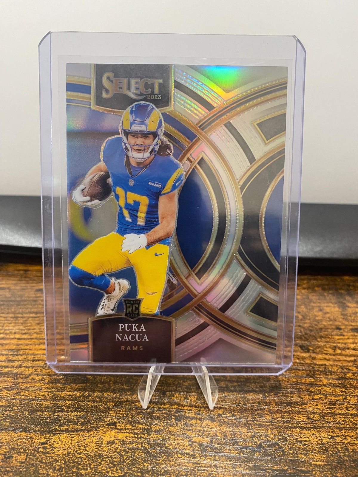 Puka Nacua 2023 Select Premier Level #199 Silver Prizm Rookie Card (RC) LA RAMS