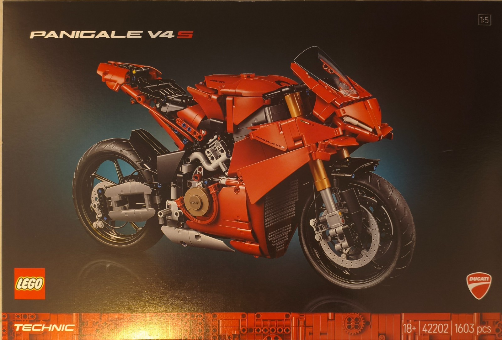 Moto Ducati Panigale V4 S LEGO Technic 42202 : une maquette de collection ultra-détaillée