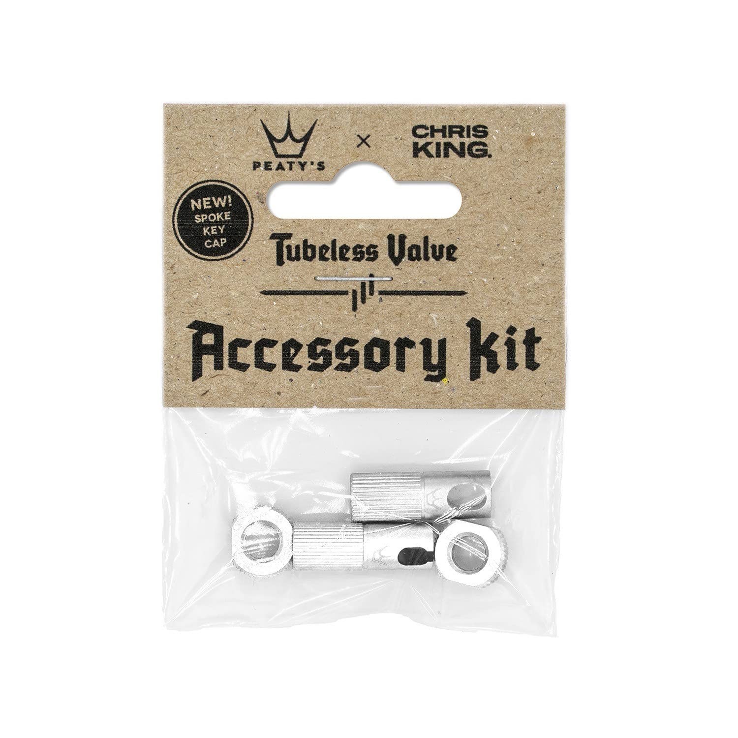 Peatys x Chris King Tubeless Valve Accessory Kit Silver 3090₽