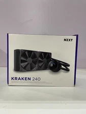 NZXT Kraken 240mm - RL-KN240-B1 – AIO CPU Liquid Cooler - LCD Display