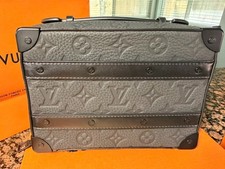 Louis Vuitton Handle Soft Trunk M59163 Black Taurillon Monogram - Full Set