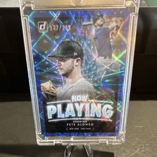 2020 Panini Donruss Now Playing Pete Alonso Blue NP-3 /249 Mets Baseball Card