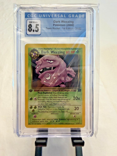 Dark Weezing (1st Edition) graded CGC 8.5 for sale on eBay