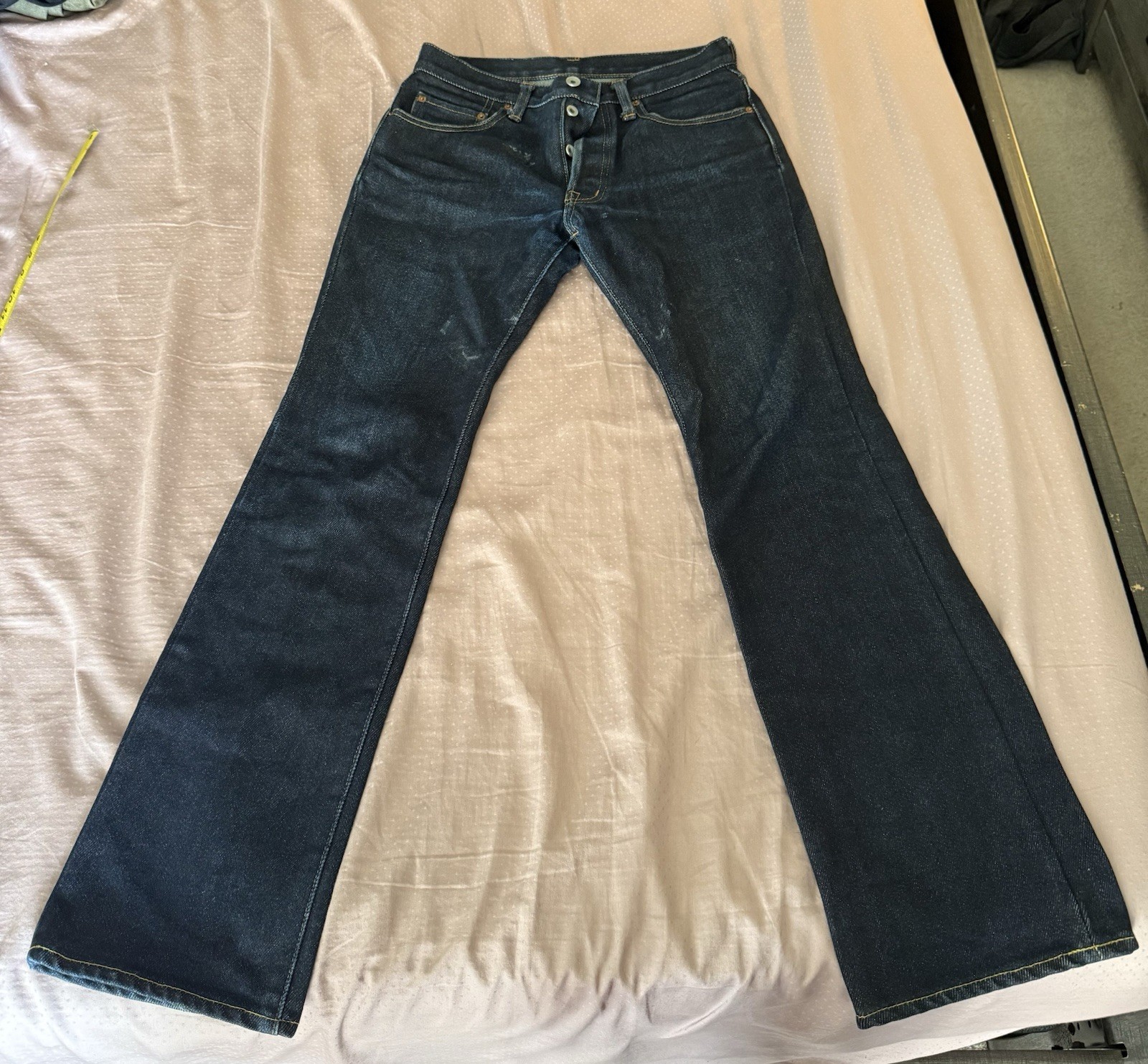 Iron Heart 461 21 Oz Boot Cut Selvedge Denim Jeans 29W