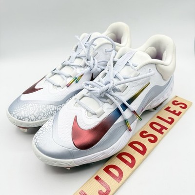 Nike Alpha Huarache Elite 4 Low Baseball Cleats FD2745-106 Rainbow Men’s Sizes Nike Alpha Huarache Elite 4 Low Baseball Cleats FD2745-106  main image 3