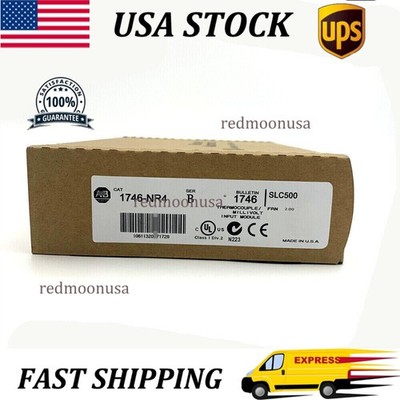 1746-NR4/B AB SLC 500 RTD Resistance PLC Module 1746NR4 New Factory Sealed