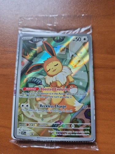 Pokémon TCG Eevee 173 Holo Promo Prismatic Evolutions Sealed Card