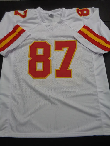 Travis Kelce signiert handsigniert Kansas City Chiefs individuelles Football Trikot Echtheitszertifikat - Bild 3 von 3