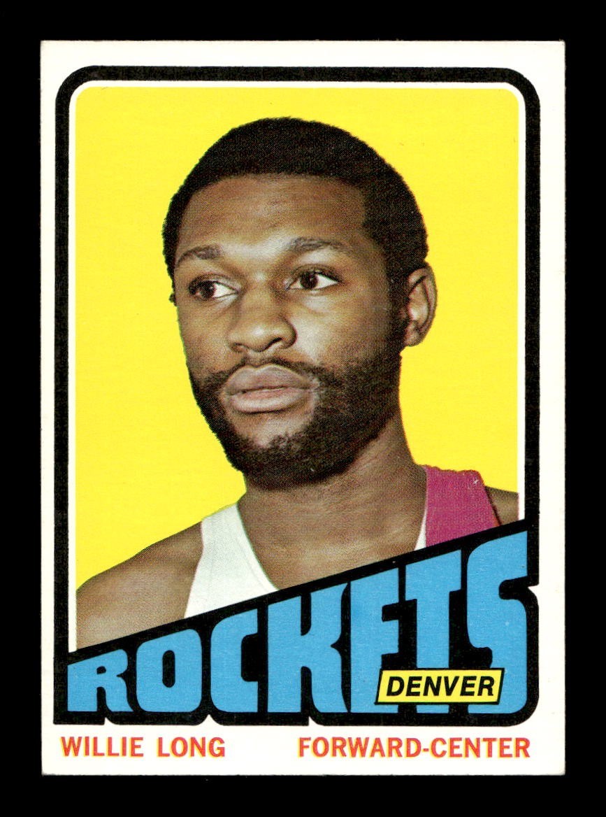1972 73 Topps #214 Willie Long Rockets EX-MT+ *8g