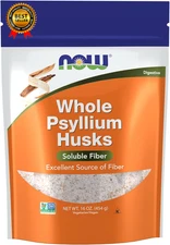 Supplements Whole Psyllium Husks Non-Gmo Project Verified Soluble Fiber 16-Ounce