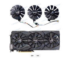 For ASUS RX Vega56/RX Vega64 8GB ROG STRIX Graphics Card Cooling Fan