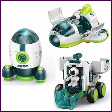 Children Puzzle Space Toy Car Simulation Model Astronaut Rocket Spaceship Series
