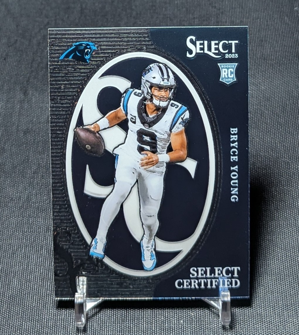 Bryce Young Certified Rookie RC 2023 Panini Select Card #CRO-BYO Panthers