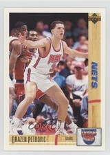 1991-92 Upper Deck International Italian Drazen Petrovic #75 HOF 1hb4