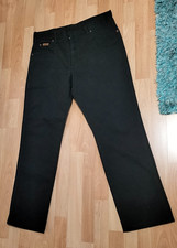 Damen Jeans schwarz 42 WRANGLER kaum getragen weites Bein Zustand TOP !