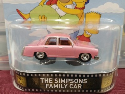 Hot Wheels 2017 Retro Entertainment The Simpsons Family Sedan Car