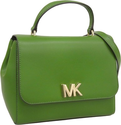 Michael Kors Umhängetasche Mott Medium Leder 30S8GOXS2L 304 True Green