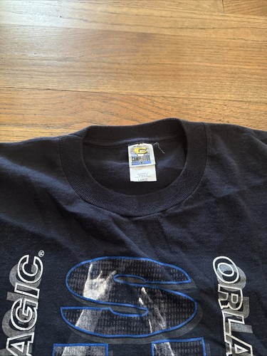 Vintage 90s Shaq Orlando Magic Shirt Size L NBA Basketball Shaquille O’Neal - Picture 5 of 10