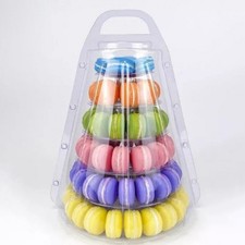 Soporte Torre Macaron 6 Niveles Plato Postres Cupcakes Soporte Pastel Macaron