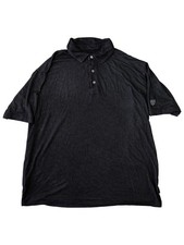 Tiger Woods Nke Dri-Fit Golf Kurzarm Polo XL dunkelgrau schwarz Thermo