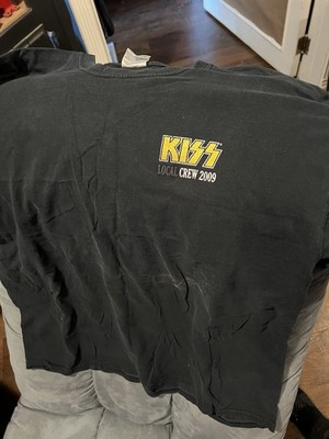 Kiss Vintage T Shirt 2009 Alive 35 Tour Concert Local Crew Rock Band XL