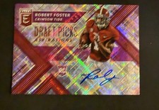 2018 Panini Elite Draft Picks - Draft Picks Robert Foster #143 Aspirations /99
