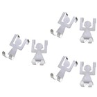  12 stücke Humanoiden Tür Zurück Haken Kreative Schränke Tür Rückenbeutel Tuch