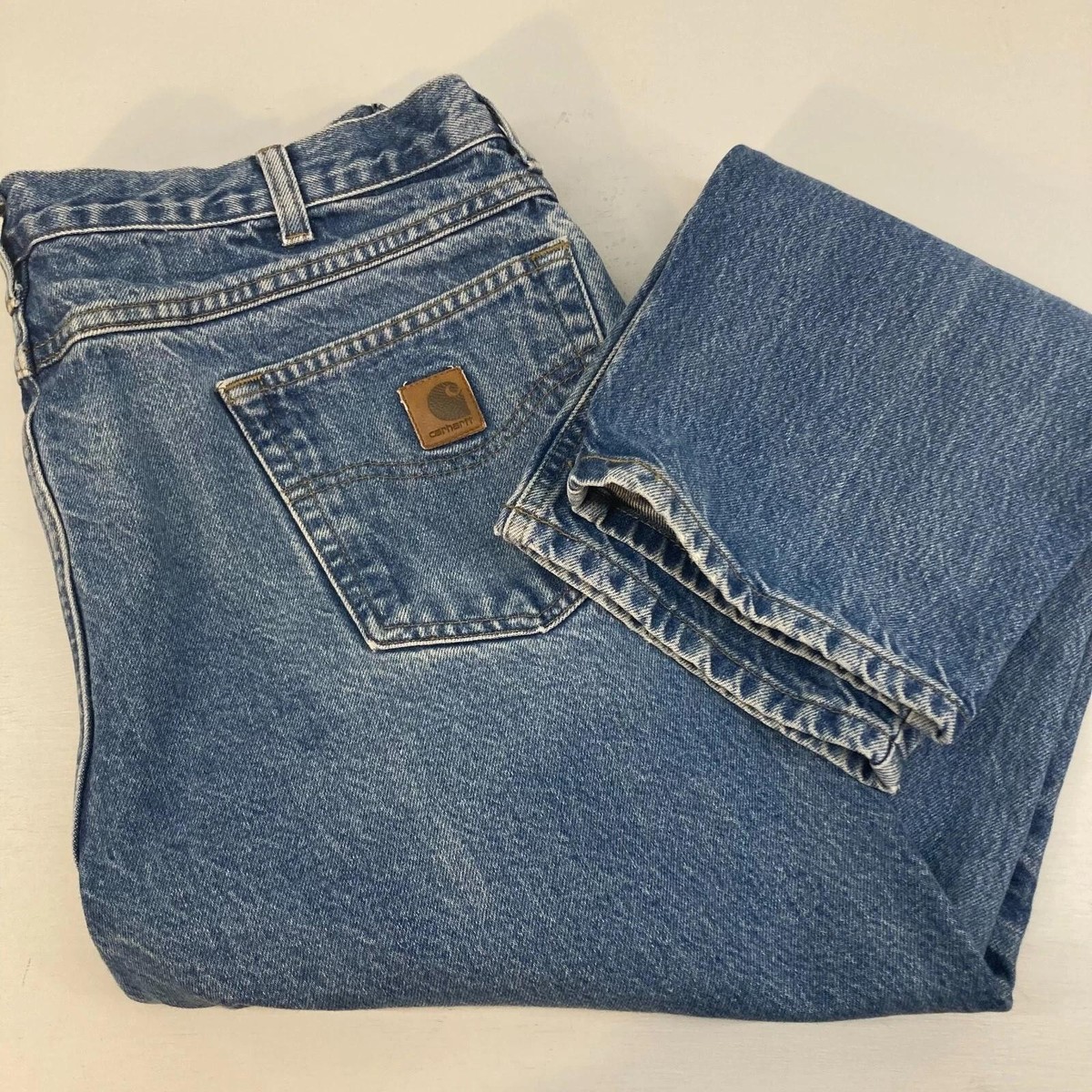 Carhartt Jeans Mens 40 x 30 B18 DST Traditional Fit Straight Leg