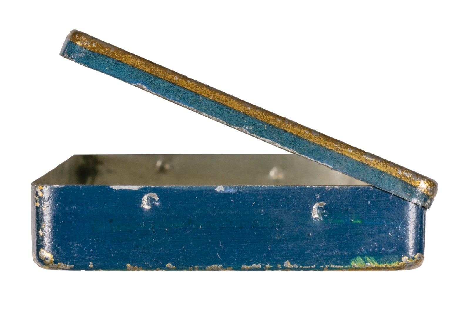 Rare 1930s German “Constantia” litho hinged cigarette tin in fair condition