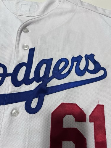 Majestic On field Authentic Los Angeles Dodgers Josh Beckett jersey 52 2XL - Picture 3 of 13