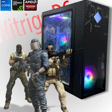 Gaming PC RGB Desktop UpTo i7-11700F 32GB RAM RTX3050 1TB SSD WiFi6 BT WIN11P