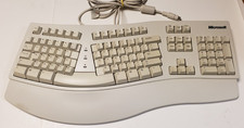 Vintage Microsoft Natural Keyboard 59758 Tested Excellent