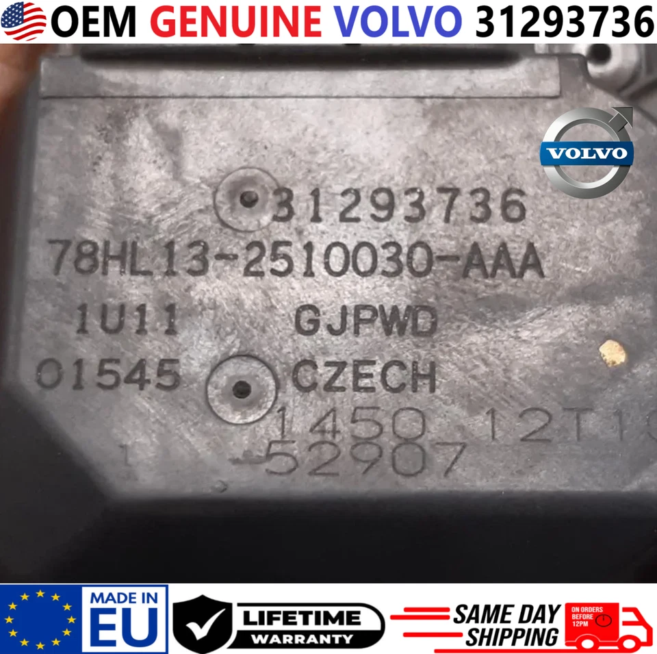 Cuerpo de acelerador GENUINO para Volvo S60 V60 XC40 XC60 XC90 2015-2025 2,0 L, 31293736 Foto 4 de 4