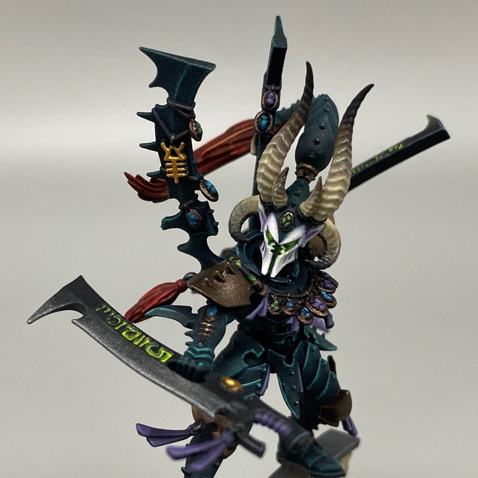 DRAZHAR MASTER OF BLADES DRUKHARI DARK ELDAR WARHAMMER 40 000 40K drazhar-master-of-blades-drukhari-dark-eldar-warhammer-40-000-40k