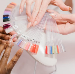 200 Tips 3 Clear Nail Color Display Chart/ Display Card