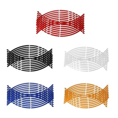Bike Night Safety Stripe 17-18 Rim Reflective Stickers Universal Rim Tape