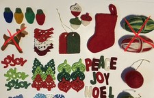 2 PACKS - Dimensions Christmas Felt Shapes, 100 Wool - Your Choice - NEW