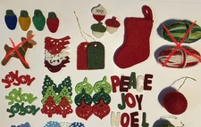 2 PACKS - Dimensions Christmas Felt Shapes, 100% Wool - Your Choice - NEW