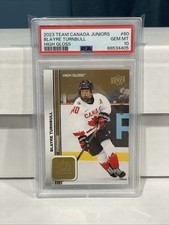 Blayre Turnbull 09/10 High Gloss 2023 Team Canada Juniors Toronto PWHL PSA 10