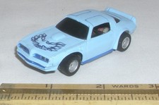 TYCO PONTIAC FIREBIRD CAR HO SLOT CAR 1980s IN BLUE