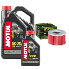 CX500 Custom Motul 5000 10w40 5L Oil Filter Kit Honda CX 500 1981 8.00 per litre