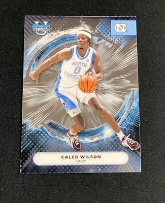 2025-26 Bowman Best University Caleb Wilson #91 UNC