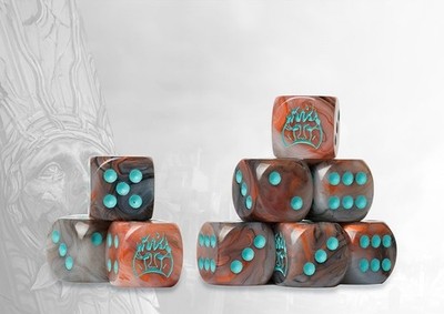 Para Bellum Games Conquest: Old Dominion - Purple Marbled Dice, 24 per pack