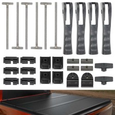 4pcs Universal Replace Parts Fit For Hardsoft Folding Tonneau Cover Rear Clamps