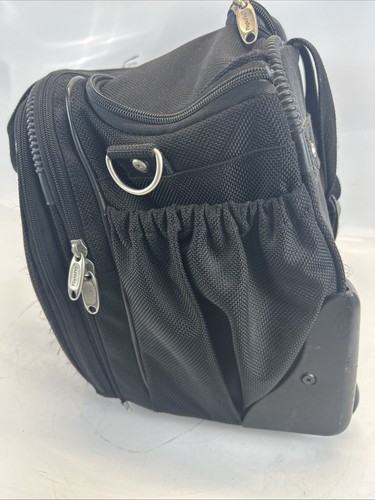 TRAVELPRO FlightPro 3 Crew 14”x12”x 9” Carry-On Luggage, Black Rolling Luggage - Picture 14 of 15