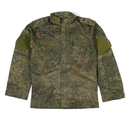 Russian EMR Camo Camouflage Combat Field Shirt BDU Jacket Sz-Large Military Army