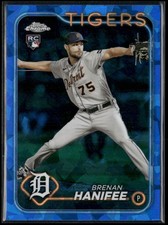 Brenan Hanifee 2024 Topps Chrome Sapphire Edition #369 Rookie Detroit Tigers